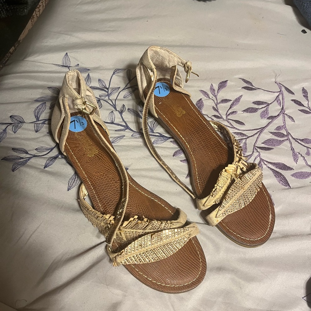 Carlos by Carlos Santana Tan Sandals
